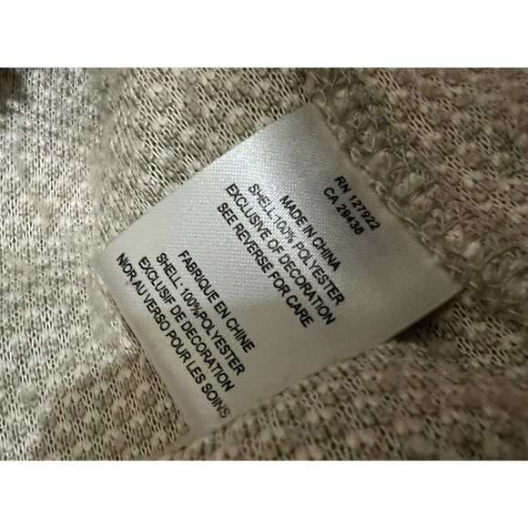 Mountain Khakis Women's Small Sherpa Pullover Quarter Zip Jacket Shirt New Cream - Picture 6 of 7